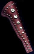 Slim Jim Holster with nickel silver spots
