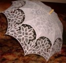 Ladies Battenburg / Battenburg Lace Parasol, Style D