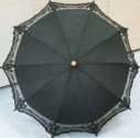 Ladies Battenberg / Battenburg Lace Parasol, lace around edge