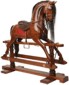 Rocking Horses of hand carved wood, 19th Century (1800s) Children's Toys and Games