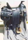 Drovers Saddle Leather Covered