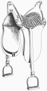 Mexican War 1847 Grimsley Saddle
