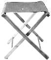 Folding Stool (1800s/19th Century)